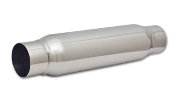 Vibrant SS Resonator (Standard Design) 3in Inlet/Outlet x 18in Long - 0