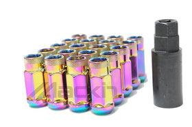 Wheel Mate Monster Open End Lug Nut Set of 20 - Black 14x1.50 - 0