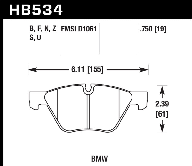 Hawk HP+ Street Brake Pads - 0