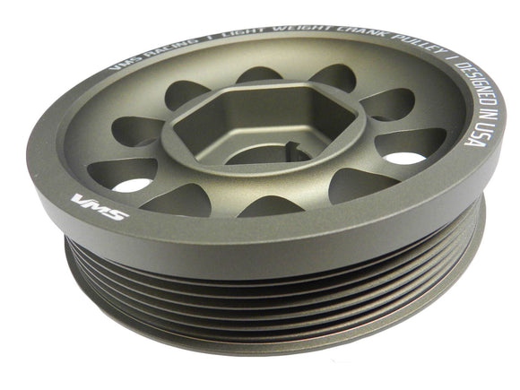 00-09 Honda S2000 Light Weight Aluminum Crankshaft Crank Pulley OEM Size // PART # CP535