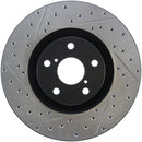 StopTech 14 Lexus IS Slotted & Drilled Front Righ Rotor-2