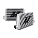 Mishimoto Universal Silver G Line Bar & Plate Intercooler Overall Size: 24.5x11.75x3 Core Size: 17.5-2