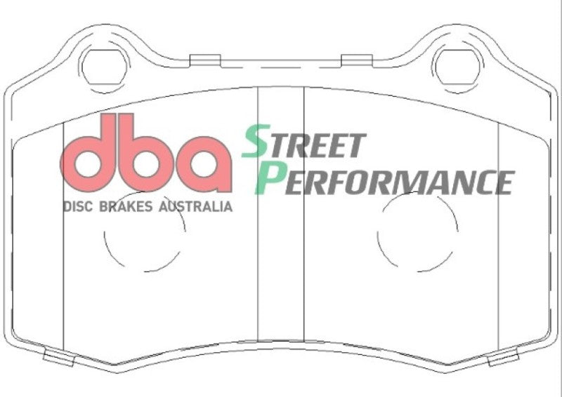 DBA 92-02 Dodge Viper Front SP Performance Brake Pads - 0