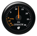 Innovate MTX Analog 30 PSI Vacuum/Boost Gauge Kit - Black Faceplate-1