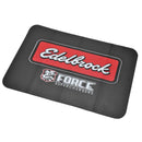 Edelbrock Racing Fender Cover - PVC Foam Mat - 2 Color Printed Edelbrock Racing Logo-1