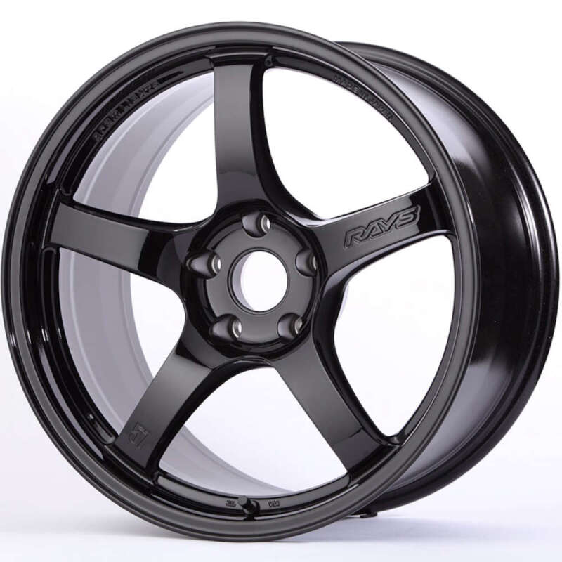 Gram Lights 57CR 18x8.5 +37 5x114.3 Gloss Black Wheel - 0