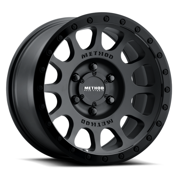 Method MR305 NV 18x9 +18mm Offset 8x6.5 130.81mm CB Double Black Wheel