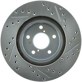 StopTech Select Sport 13-15 Subaru BRZ Slotted / Drilled Right Front Rotor - 0