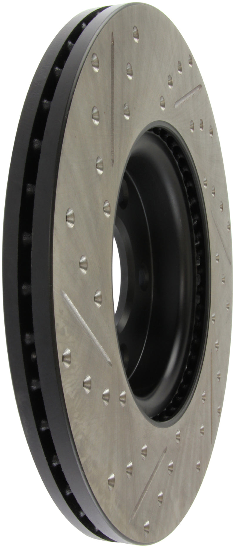 StopTech 07-09 Mazda 3 Left Front Slotted & Drilled Rotors - 0