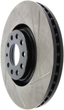 StopTech Power Slot 01-06 Audi Allroad / 05-09 A4 / 6/99-04 A6 / 99-02 S4 Left Front Slotted Rotor-4