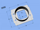 Vibrant MAF SenAdapter Plate Toyota w/ Bosch MAF Sensuse w/ 3in ID filteronly-1