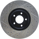 StopTech 07-09 Mazda 3 Left Front Slotted & Drilled Rotors-4