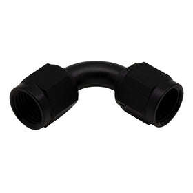 DeatschWerks 6AN Flare Female Swivel 90-Degree to 6AN Flare Female Swivel - Anodized Matte Black - 0