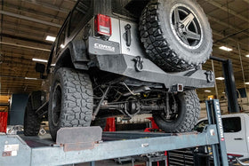Corsa 2007-2018 Jeep Wrangler JKU 3.6L Sport 2.75in Cat-Back Exhaust w/ Turn Down Tip - 0