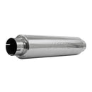 MBRP Universal Quiet Tone Muffler 4in Inlet/Outlet 24in Body 6in Dia 30in Overall T409-2