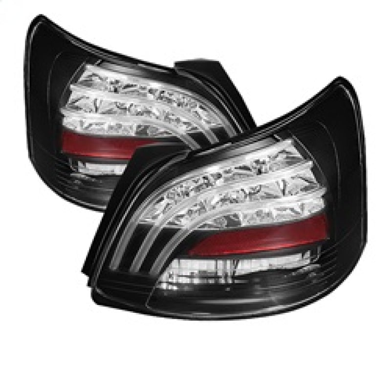 Spyder Toyota Yaris 07-09 4Dr LED Tail Lights Blk ALT-YD-TYA074D-LED-BK - 0