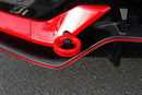 PERRIN 17-21 Honda Civic Si/Type R/Touring/Hatchback Tow Hook Kit Rear - Red-4