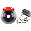 StopTech 2015 VW GTI Front BBK w/ Red ST-41 Caliper Slotted 328X25 1pc Rotor-1
