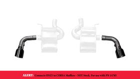 Corsa 2016-24 Chevy Camaro SS 2.75in Inlet / 4.5in Outlet Black PVD Tip Kit (For Corsa Exhaust Only) - 0