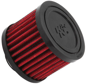K&N 1 inch ID 3 inch OD 2.375 inch H Rubber Base Crankcase Vent Filter - 0