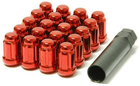 Wheel Mate Muteki Closed End Lug Nuts - Red 12x1.50 - 0