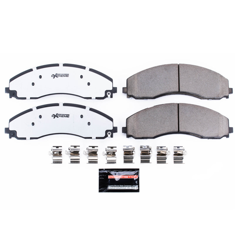 Power Stop 17-19 Ford F-450 Super Duty Rear Z36 Truck & Tow Brake Pads w/Hardware - 0