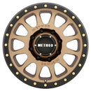 Method MR305 NV HD 18x9 +18mm Offset 8x6.5 130.81mm CB Method Bronze/Black Street Loc Wheel-2