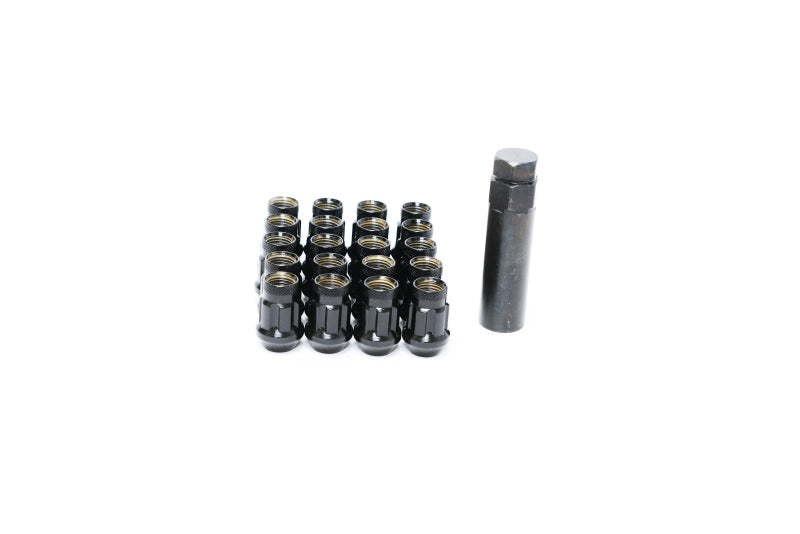 Wheel Mate Monster Lug 35 Short Lug Nut Set of 20 - Black 14x1.50 - 0