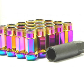 Wheel Mate Muteki SR48 Open End Lug Nuts - Titanium 12x1.50 48mm - 0