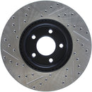 StopTech 07-09 Mazda 3 Left Front Slotted & Drilled Rotors-5