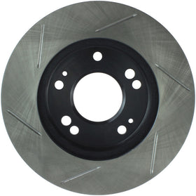 StopTech Power Slot 4/89-00 Mitsubishi Eclipse GST / 2/98-01 Galant 4 cyl Slotted Left Front Rotor - 0