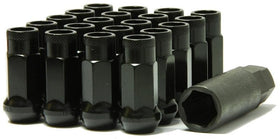 Wheel Mate Muteki SR48 Open End Lug Nuts - Black 12x1.50 48mm - 0
