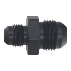 DeatschWerks 8AN Male Flare to 6AN Male Flare Reducer Straight - Anodized Matte Black - 0