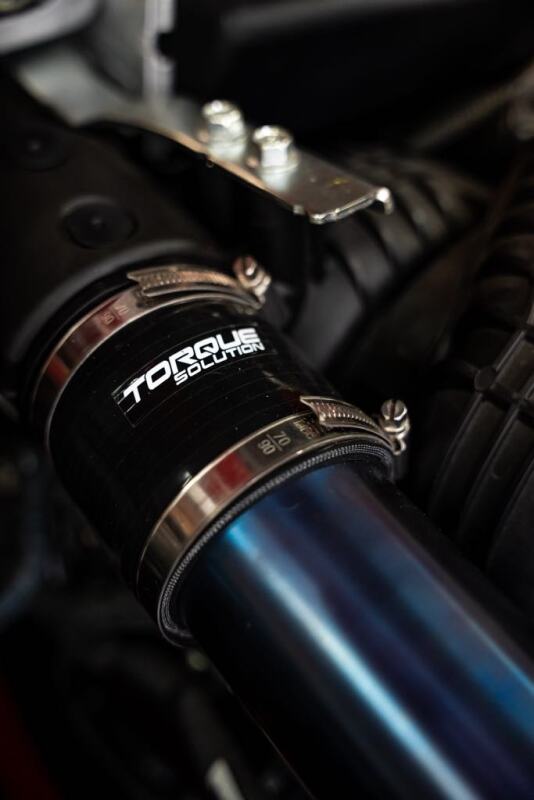 Torque Solution 2022+ Subaru WRX / 19-23 Subaru Ascent Titanium Top Mount Charge Pipe - Brushed - 0