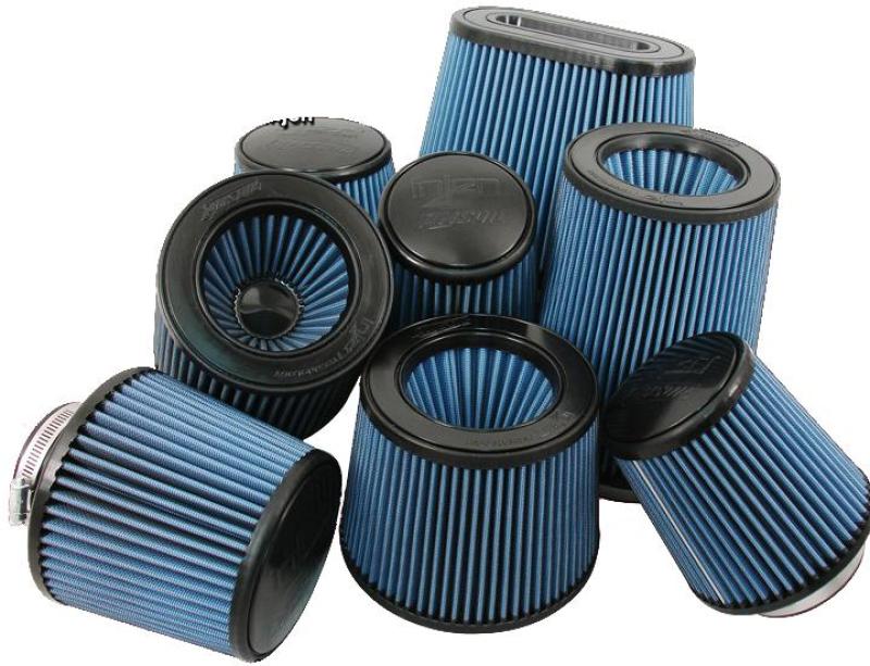 Injen High Performance Air Filter - 3 1/2 Black Oiled Filter 6  Base / 6 7/8 Tall / 5 1/2 Top - 0