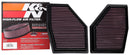 K&N 2020 BMW M550i 4.4L V8 Replacement Air Filter (2 Per Box)-7