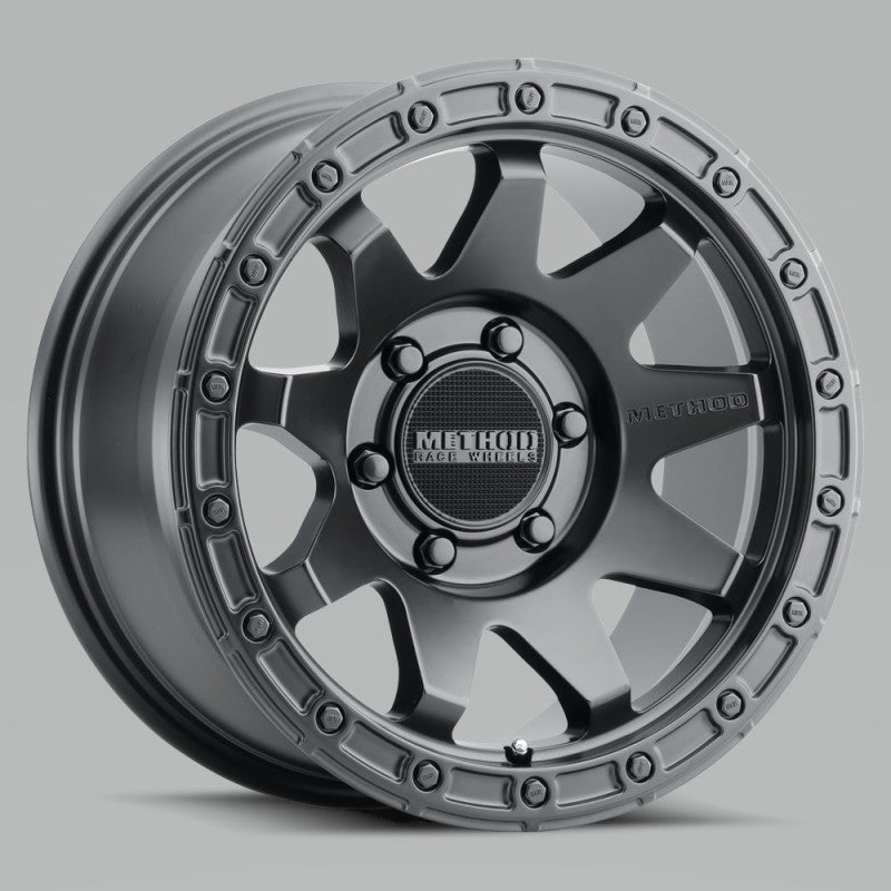 Method MR317 20x9 0mm Offset 6x5.5 106.25mm CB Matte Black Wheel - 0