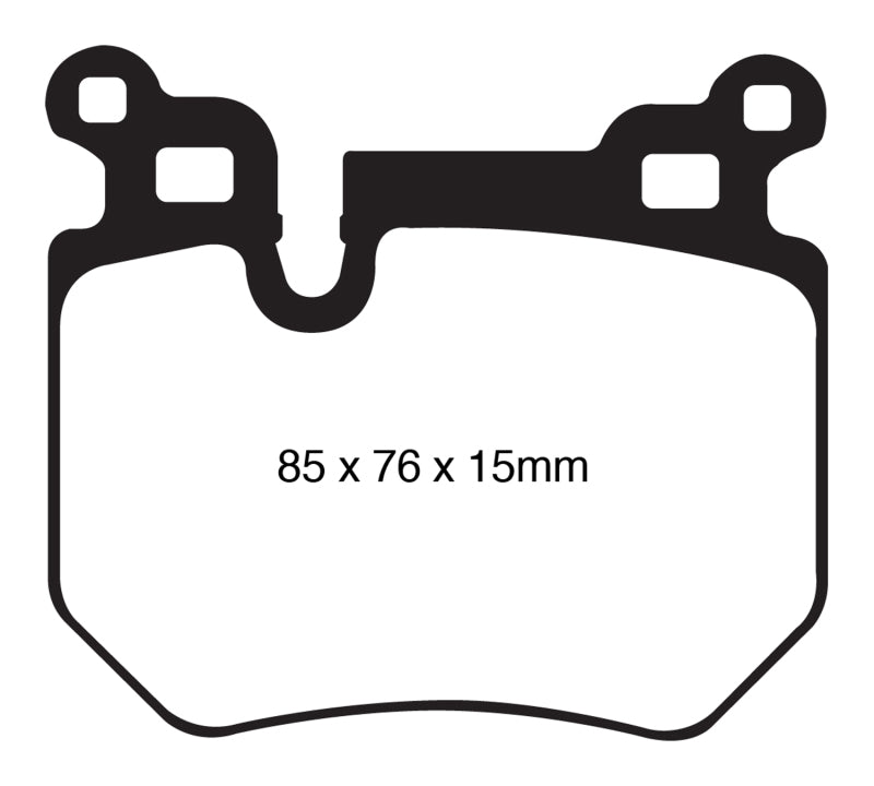 EBC 08-10 BMW 135 3.0 Twin Turbo Greenstuff Rear Brake Pads - 0