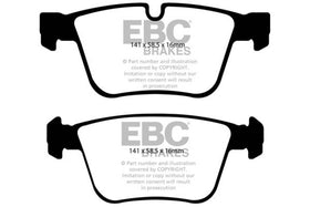 EBC 07-11 Mercedes-Benz CL63 AMG 6.2 Yellowstuff Rear Brake Pads - 0