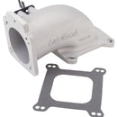 Edelbrock Low Profile Intake Elbow 90mm Throttle Body to Square-Bore Flange As-Cast Finish-2