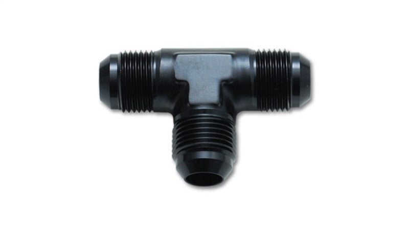 Vibrant -12AN Flare Tee Adapter Fitting - Aluminum - 0