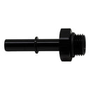 DeatschWerks 6AN ORB Male to 5/16in Male EFI Quick Connect Adapter - Anodized Matte Black-2