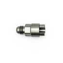 DeatschWerks 6AN Male Flare to 5/16in Female EFI Quick Connect Adapter - Anodized Matte Black-1