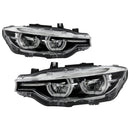 Spyder BMW F30 3 Series 4Dr LED Projector Headlights Chrome PRO-JH-BF3012H-4D-LED-C-1