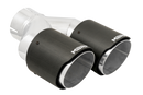 MBRP 3in ID / Dual 4in OD Out Staggered L 9.37in / R 9.87in Dual Wall Carbon Fiber Univ Exhaust Tip-3