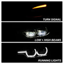 Spyder BMW F30 3 Series 4Dr LED Projector Headlights Chrome PRO-JH-BF3012H-4D-LED-C-9