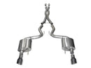 Corsa 2015-17 Ford Mustang GT Coupe 5.0L 3in Sport Cat-Back Exhaust Dual Rear Exit w/ Gun Metal Tips-1