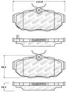 StopTech Street Select Brake Pads - Rear-1