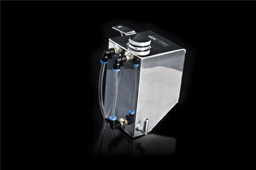 Weapon R 89-94 240SX/ S13 Polished Aluminum Coolant Overflow Tank - 0