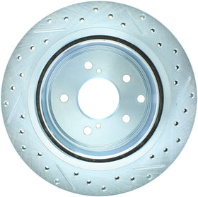 StopTech 89-96 Nissan 300ZX Select Sport Slotted & Drilled Right Rear Brake Rotor - 0